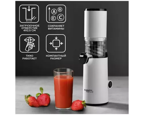 Соковыжималка SCARLETT SC-JE50S59 белый