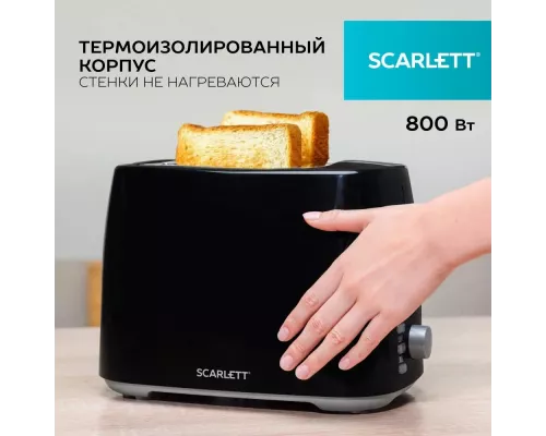 Тостер SCARLETT SC-TM11068 черный