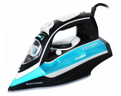 Утюг HYUNDAI H-SI01336 черный/голубой
