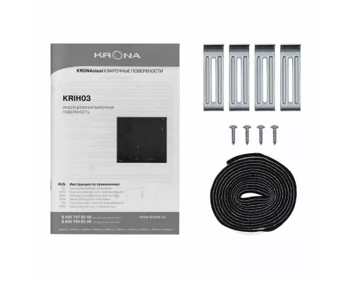 Варочная поверхность KRONA FORTE 60 BL черный