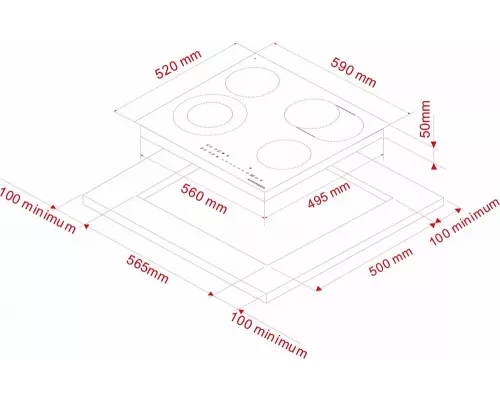Варочная поверхность Kuppersberg ECS 624