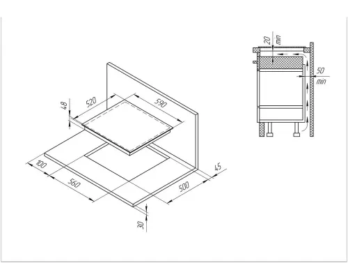 Варочная поверхность Monsher MHE 6012