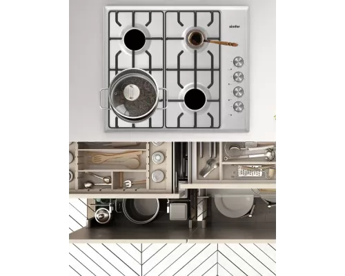 Варочная поверхность SIMFER H60Q41W571 белый