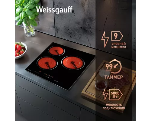 Варочная поверхность Weissgauff HV 431 B черный