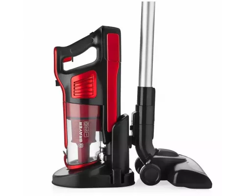 Вертикальный пылесос BRAYER BR4260 черный/красный