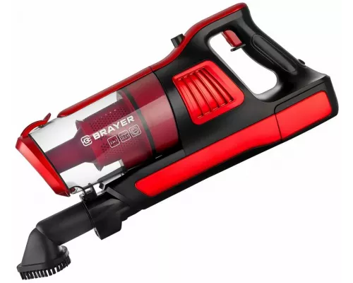 Вертикальный пылесос BRAYER BR4260 черный/красный