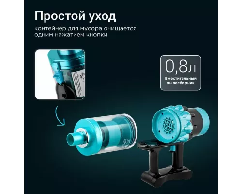 Вертикальный пылесос BRAYER BR4271 синий