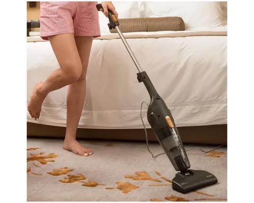 Вертикальный пылесос DEERMA DX115C черный/черный