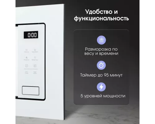 Встраиваемая микроволновая печь Zigmund & Shtain BMO 26 W