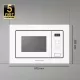 Встраиваемая микроволновая печь Zigmund & Shtain BMO 26 W
