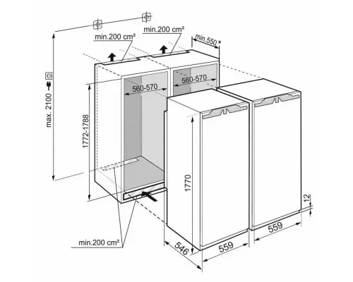 Встраиваемый холодильник Liebherr IXRF 5100-20 001