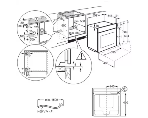 Духовой шкаф AEG BEB331110M нержавеющая сталь