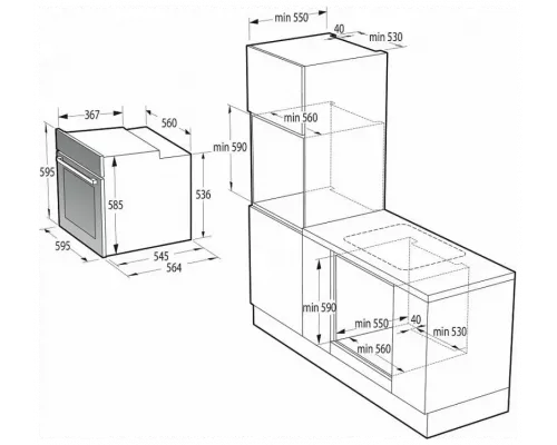 Духовой шкаф KORTING OKB 8931 CESN