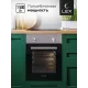 Духовой шкаф Lex EDM 4540 IX нержавеющая сталь/черный