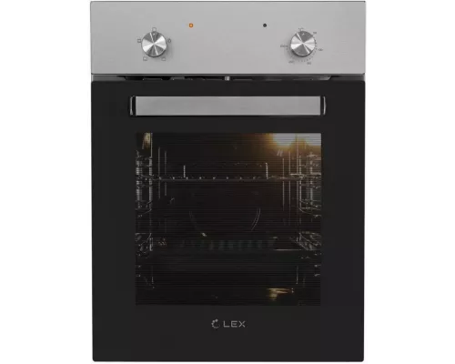 Духовой шкаф Lex EDM 4540 IX нержавеющая сталь/черный