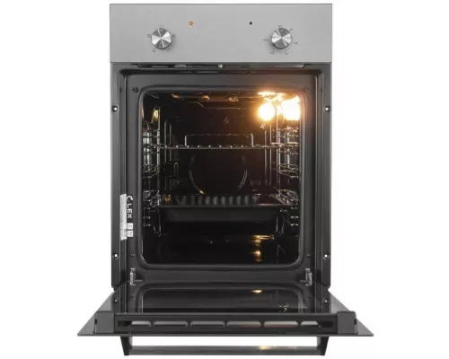 Духовой шкаф Lex EDM 4540 IX нержавеющая сталь/черный