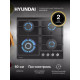 Варочная поверхность Hyundai HHG 6436 BG черный
