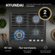 Варочная поверхность Hyundai HHG 6438 BG черный