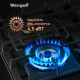 Варочная поверхность Weissgauff HGG 6445 BL Volcano Burner черный