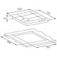 Варочная поверхность Weissgauff HGG 641 BV Nano Matt Glass