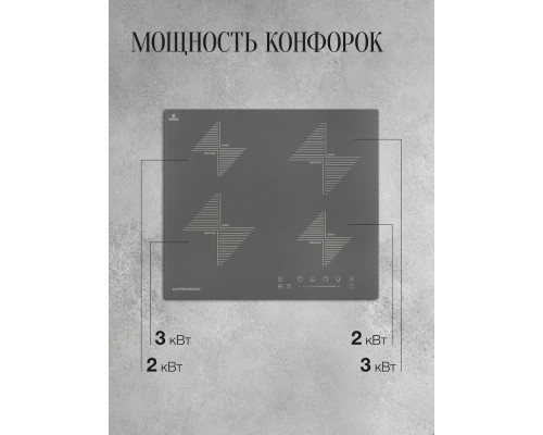 Варочная поверхность Kuppersberg ICS 604 GR Варочная поверхность Kuppersberg ICS 604 GR