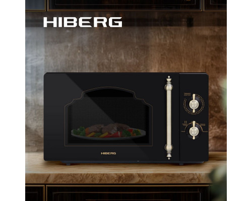 Микроволновая печь HIBERG VM-4288 BR черный Микроволновая печь HIBERG VM-4288 BR черный