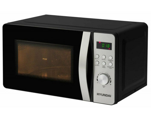 Микроволновая печь Hyundai HYM-D2074 черный/серебристый Микроволновая печь Hyundai HYM-D2074 черный/серебристый
