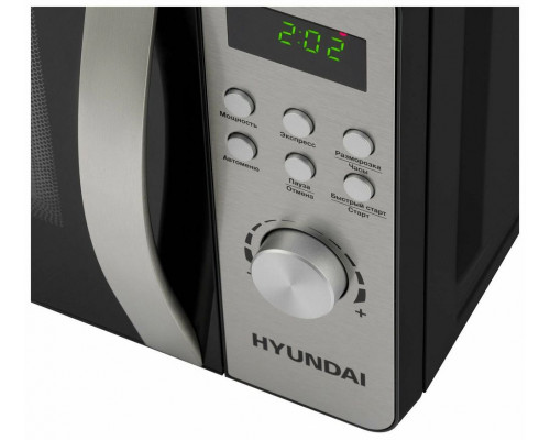 Микроволновая печь Hyundai HYM-D2074 черный/серебристый Микроволновая печь Hyundai HYM-D2074 черный/серебристый