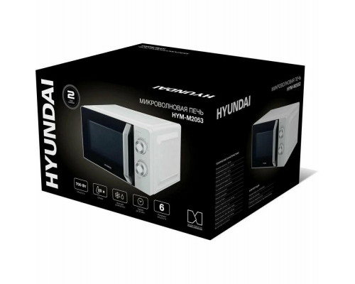 Микроволновая печь Hyundai HYM-M2053 белый