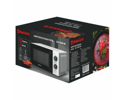 Микроволновая печь Sakura SA-7050W белый Микроволновая печь Sakura SA-7050W белый