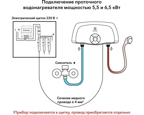 Водонагреватель проточный Electrolux Smartfix 2.0 TS HC-1017840 Водонагреватель проточный Electrolux Smartfix 2.0 TS HC-1017840