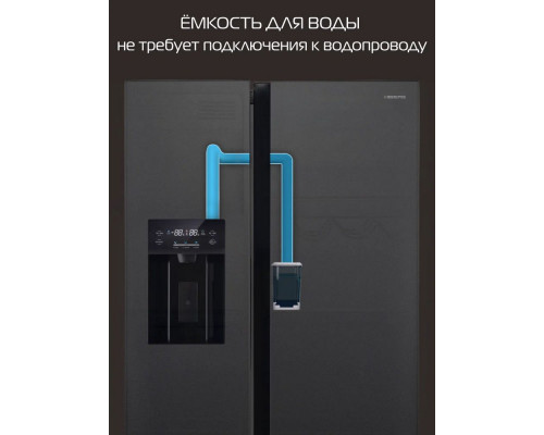 Холодильник HIBERG RFS-655DX NFB inverter