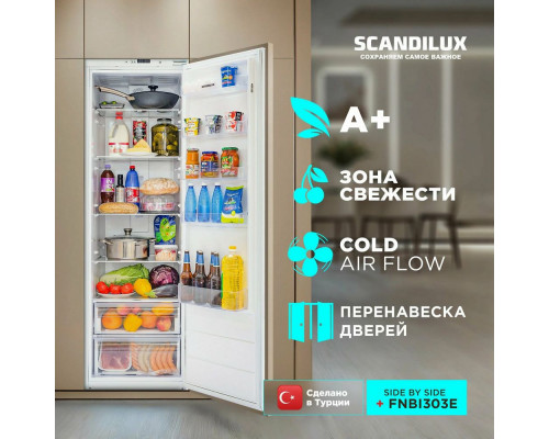 Встраиваемый холодильник SCANDILUX RBI303EZ Встраиваемый холодильник SCANDILUX RBI303EZ
