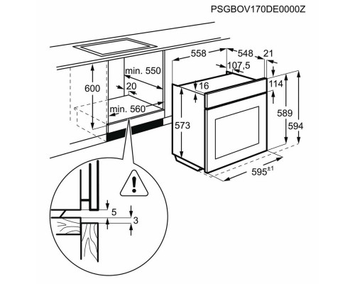 Духовой шкаф ELECTROLUX EOD6P77WX