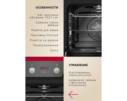 Духовой шкаф Hansa BOES694003 Духовой шкаф Hansa BOES694003