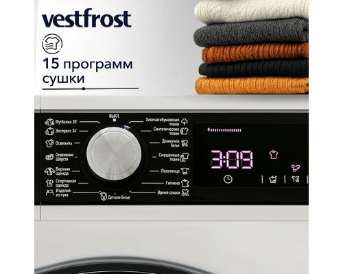 Сушильная машина VESTFROST VFTD8HT31W Сушильная машина VESTFROST VFTD8HT31W