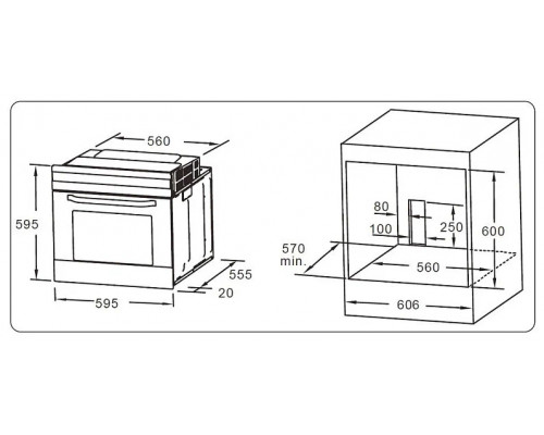 Духовой шкаф EVELUX EO 620 X Духовой шкаф EVELUX EO 620 X
