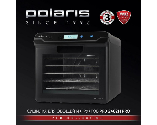 Сушилка для овощей и фруктов Polaris PFD 2402H Pro Сушилка для овощей и фруктов Polaris PFD 2402H Pro
