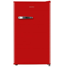 Холодильник Ascoli ADFRR90 ретро красный