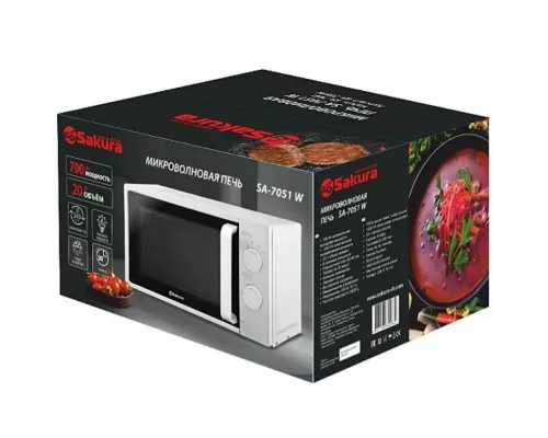 Микроволновая печь Sakura SA-7051W белый