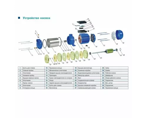 Поверхностный насос Aquamotor ARMH 1100