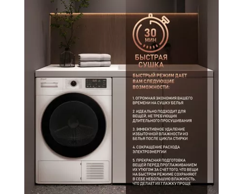 Сушильная машина Weissgauff WD 6110 Heat Pump