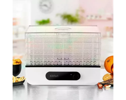 Сушилка для овощей и фруктов KITFORT КТ-1961-2 белый