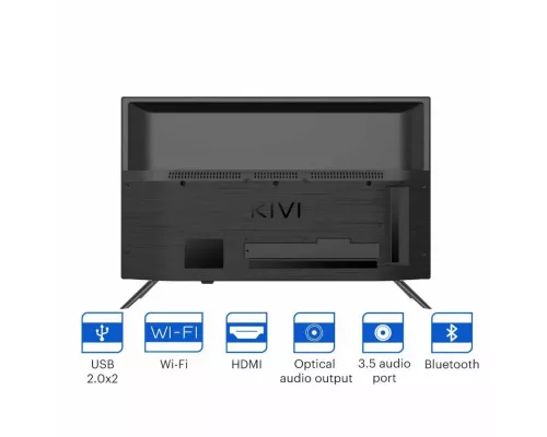 Телевизор KIVI M24HD70B черный