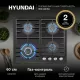 Варочная поверхность Hyundai HHG 6438 BG черный