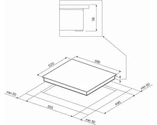 Варочная поверхность KORTING HI 32021 B