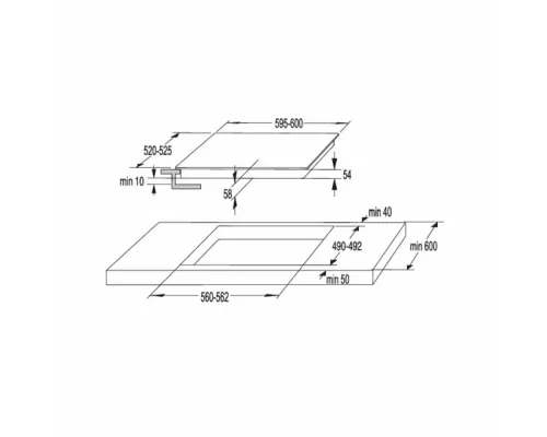Варочная поверхность KORTING HI 64044 B