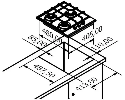 Варочная поверхность Kuppersberg FQ 42 B