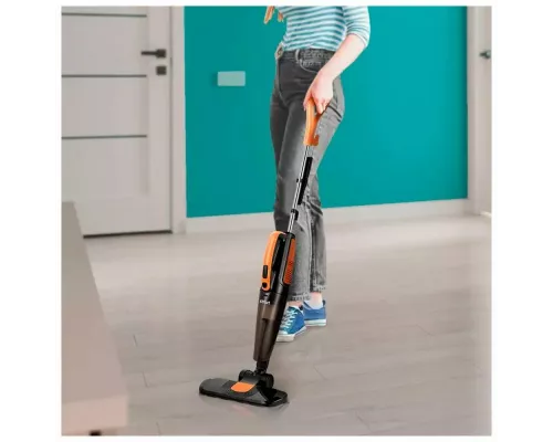 Вертикальный пылесос KITFORT КТ-5180-2 черно-оранжевый