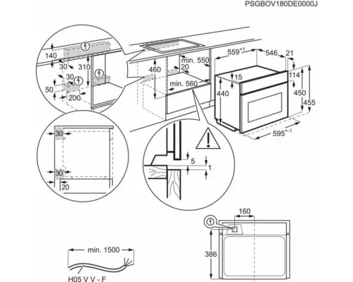 Встраиваемая микроволновая печь ELECTROLUX EVM8E08X
